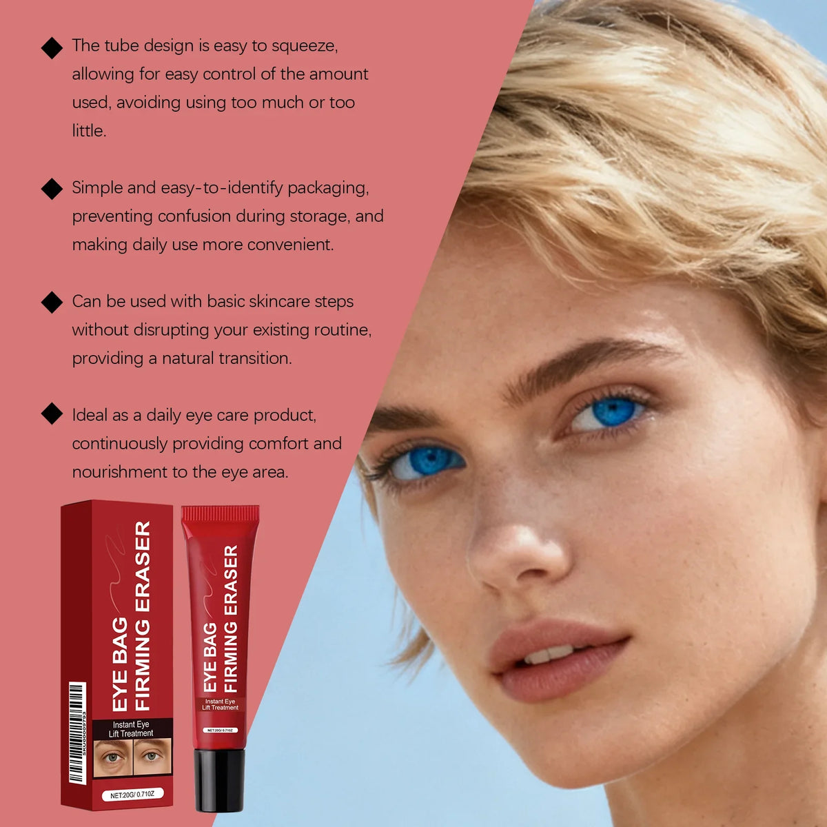 Retinol Eye Cream – Firming, Brightening & Anti-Aging | Qme Retinol Eye Cream Qme