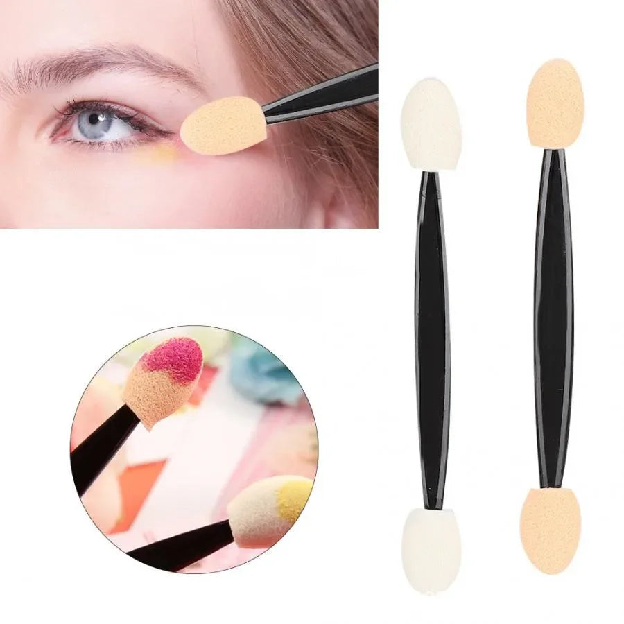 Double Ended Sponge Nail Art Powder Brush | Manicure Tool Nail Art Brush Qme