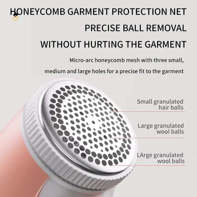 Electric Fabric Shaver & Lint Remover – Portable Fuzz Trimmer Fabric Lint Shaver Qst