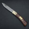 XUANFENG X61 Damascus Folding Knife – Stainless Steel Handle Folding Blade Knife Qst 1 pcs