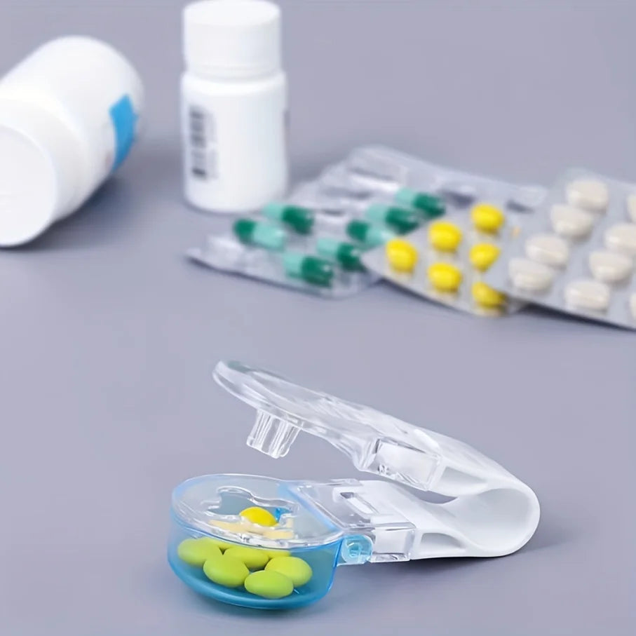 Portable Pill Organizer & Crusher Storage Box | Qme Pill Organizer Crusher Qme