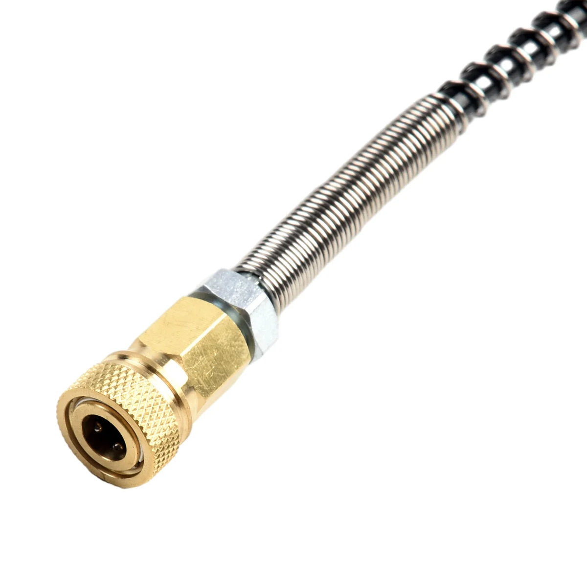 M10 64ft High Pressure Hose 63MPa Air Compressor Filling Station High Pressure Hose Qme