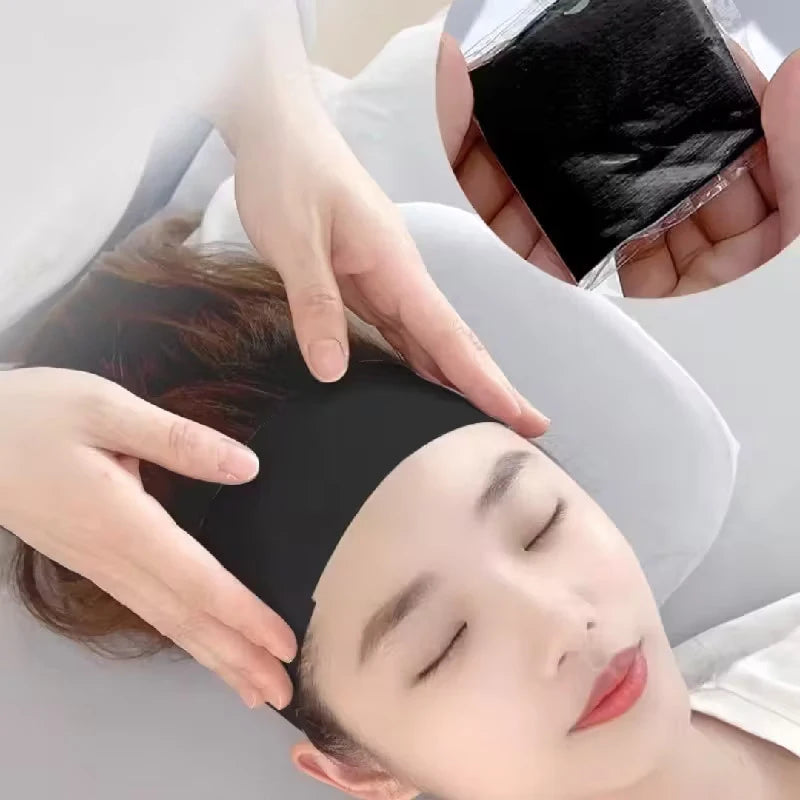 Disposable Spa Facial Headbands Elastic Adjustable 10/50/100 Pack Spa Facial Headband Qst