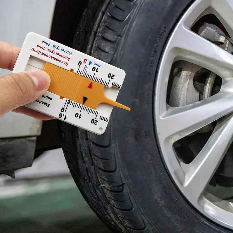 Tire Tread Depth Gauge Caliper 0–20mm – Car & Truck Tool Tire Depth Gauge Qst
