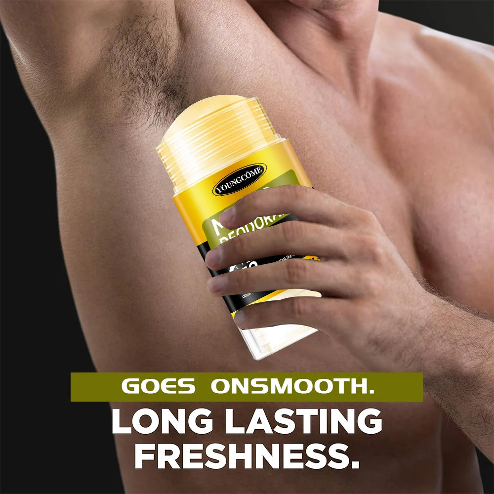 YOUNGCOME Men's 72H Deodorant Stick – Cinnamon Scent Men's Deodorant Stick Qst