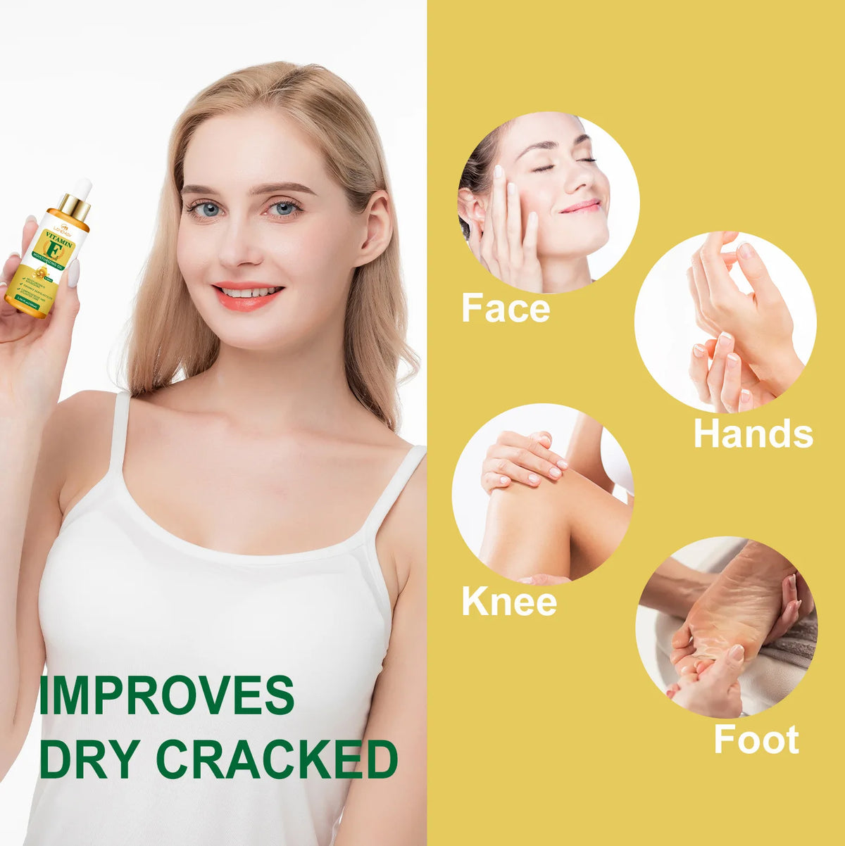 Vitamin E Moisturizing Oil 7000 IU – Nourishing Skin Oil Vitamin E Skin Oil Qst
