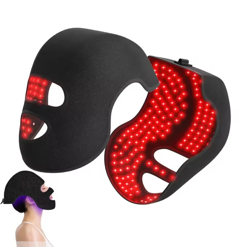 LLLT LED Hat & Face Mask 4-Color 660nm 850nm Hair & Skin Care LED Light Therapy Hat Qst
