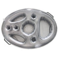 Inflatable Floating Pool Drink Tray & Cooler Rack | PVC Floating Pool Drink Tray Qme Light Grey