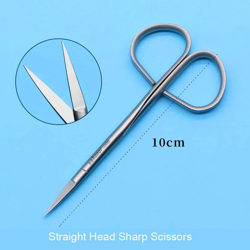 Twisted Handle Tissue Separating Scissors – Eyelid Beauty Tool Beauty Scissors Qme
