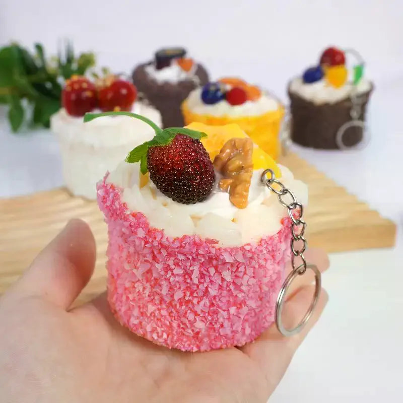 Artificial Coconut Cream Mousse Cake – Realistic Fake Food Prop Fake Food Prop Qme
