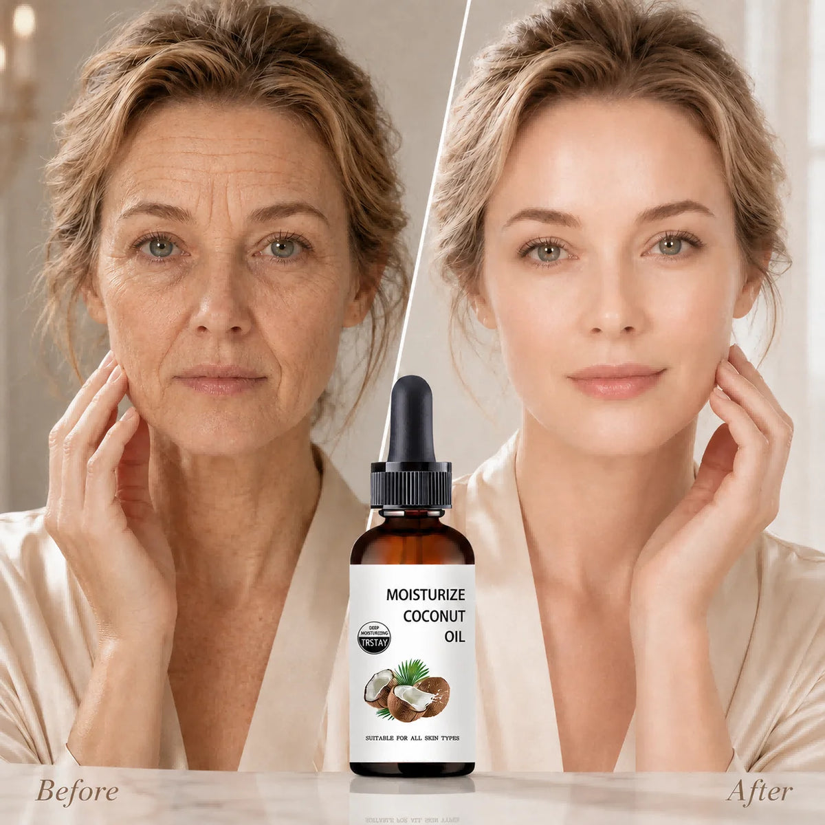 TRSTAY Silky Hydrating Skin Oil – Face & Body Daily Moisturizer Face & Body Oil Qst