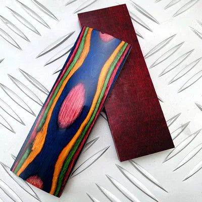 Swayboo Colored Wood Handle Blanks for Knife, Bow & Slingshot Wood Handle Blanks Qst A 160X50X10MM