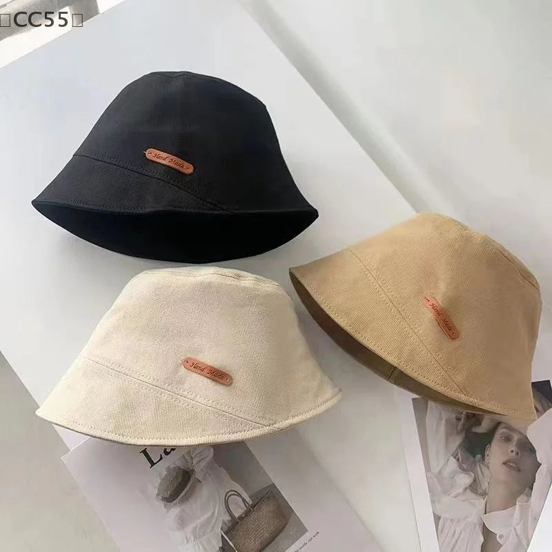 Foldable Cotton Bucket Hat – Sun Visor Fisherman Cap for Women Bucket Hat Qst