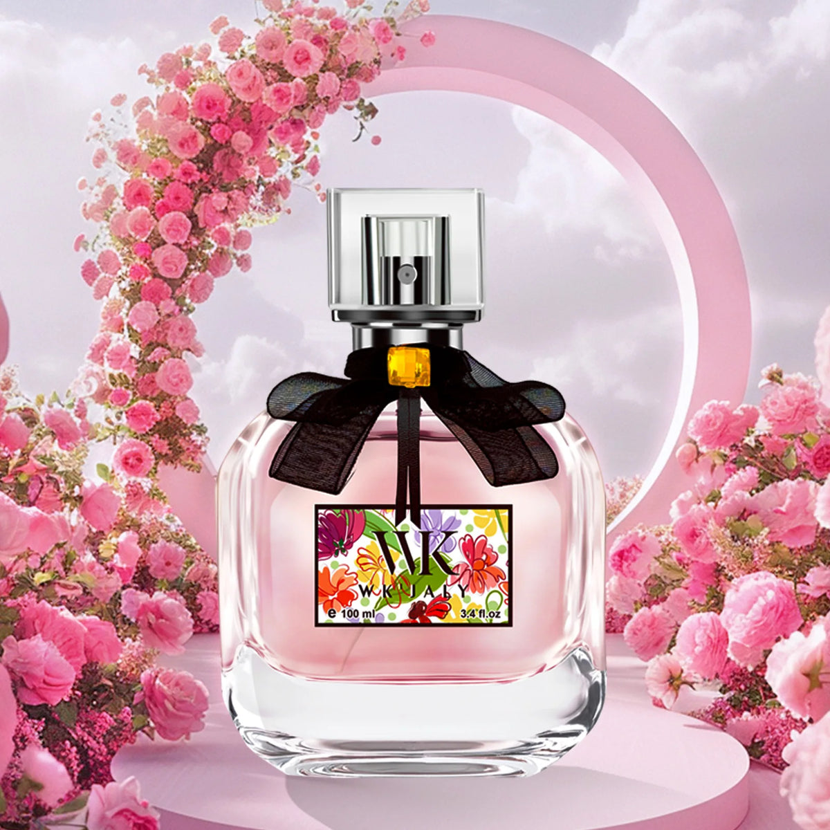 WK'JALY Floral Drunk Eau de Parfum – Rose & Sandalwood 100ml Eau de Parfum Qst