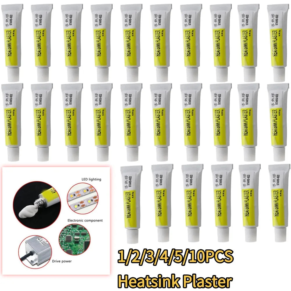 Thermal Silicone Adhesive Heatsink Cooling Paste | Strong Bond Thermal Adhesive Paste Qme