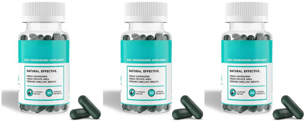 Herbal Freshness Capsules – Organic Parsley & Peppermint 30ct Herbal Supplement Qst 3 bottles 90capsules