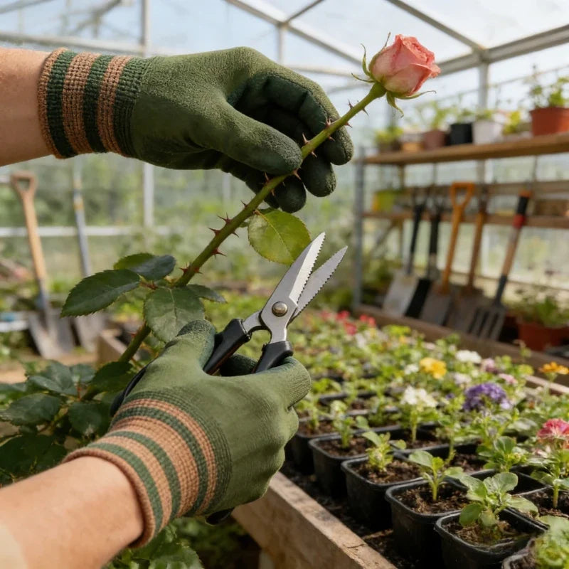 Thorn-Proof Wear-Resistant Gardening Gloves | Rose & Cactus Gardening Gloves Qme