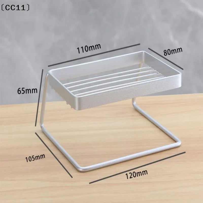 Self Draining Stainless Steel Soap Dish & Bar Holder Soap Dish Holder Qme