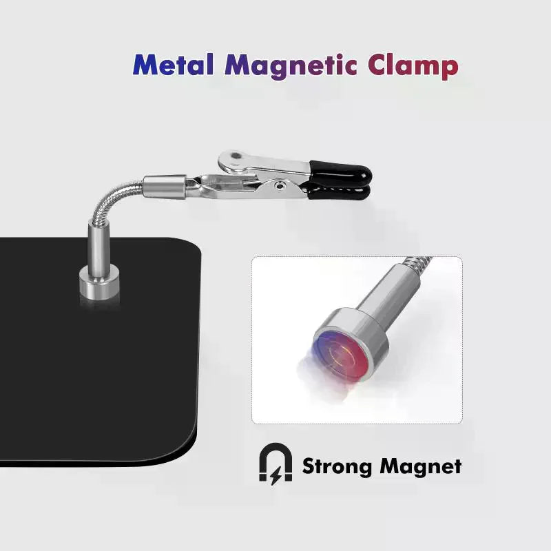 Magnetic Helping Hands Soldering Tool – Flexible Arm Clamp Soldering Helping Hands Qme