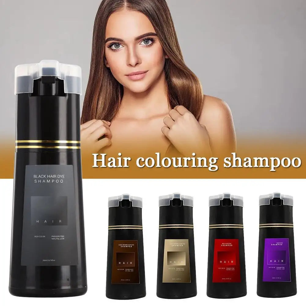 Nova Instant Hair Dye Shampoo for Women & Men – 200ml Hair Dye Shampoo Qme