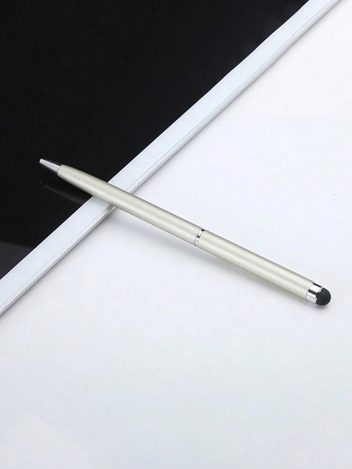 2-in-1 Capacitive Stylus & Ballpoint Pen | Metal, 3 Colors Stylus Ballpoint Pen Qme