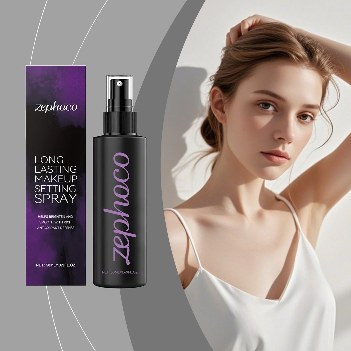 Zephoco Makeup Setting Spray – Waterproof, Oil Control & Hydration Makeup Setting Spray Qst