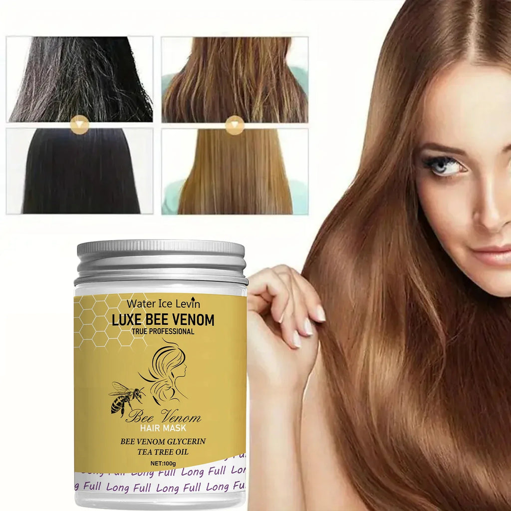 Bee Venom & Tea Tree Oil Hair Mask – Moisturizing Treatment Moisturizing Hair Mask Qme