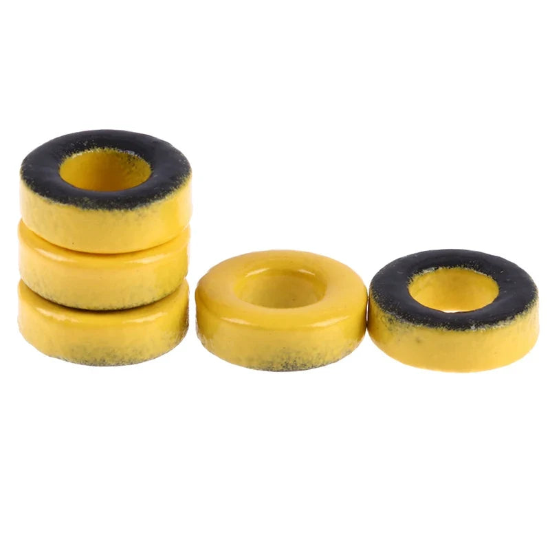 T37-6 Iron Powder Toroid Core AL 3nH/N² – 5 Pack Toroid Core Qme
