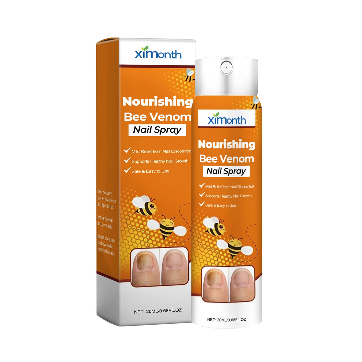 Ximonth Bee Venom Nail Nourishing Spray 20ml – Nail Care Nail Care Spray Qst