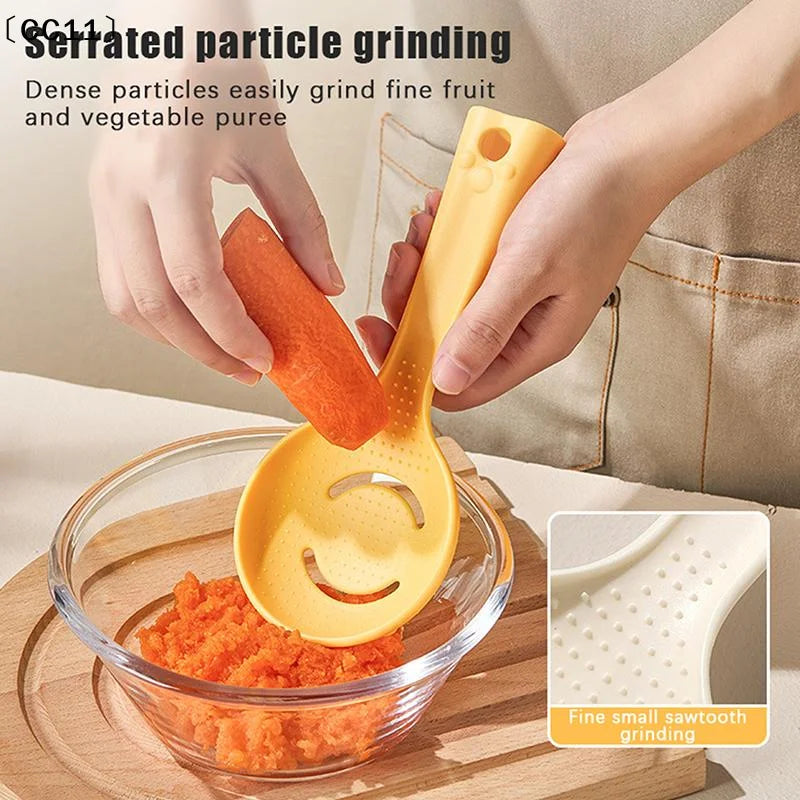 Food Grade Egg Yolk & White Separator Spoon | Kitchen Tool Egg Separator Tool Qme