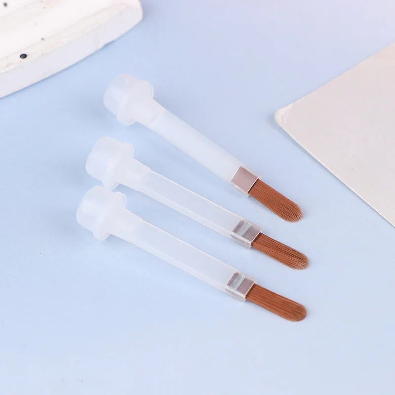 Disposable Nail Polish Brushes Brown Bristle Applicators 5–10 Pack Nail Applicator Brushes Qme