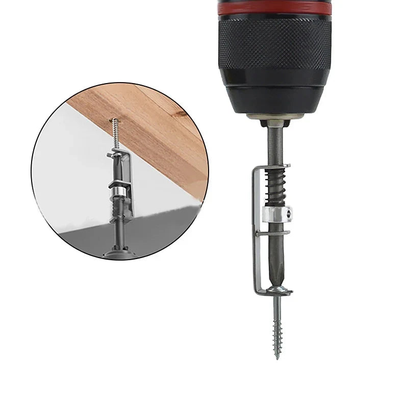 Spring-Loaded Screw Holder Bit | Anti-Drop Screwdriver Tool Screwdriver Bit Qme