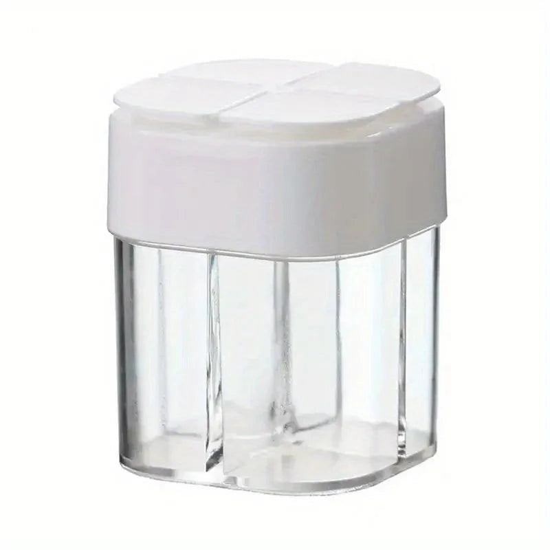 Camping BBQ Spice Seasoning Jar – Outdoor Cooking Dispenser Spice Seasoning Jar Qme WHITE