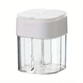 Camping BBQ Spice Seasoning Jar – Outdoor Cooking Dispenser Spice Seasoning Jar Qme WHITE