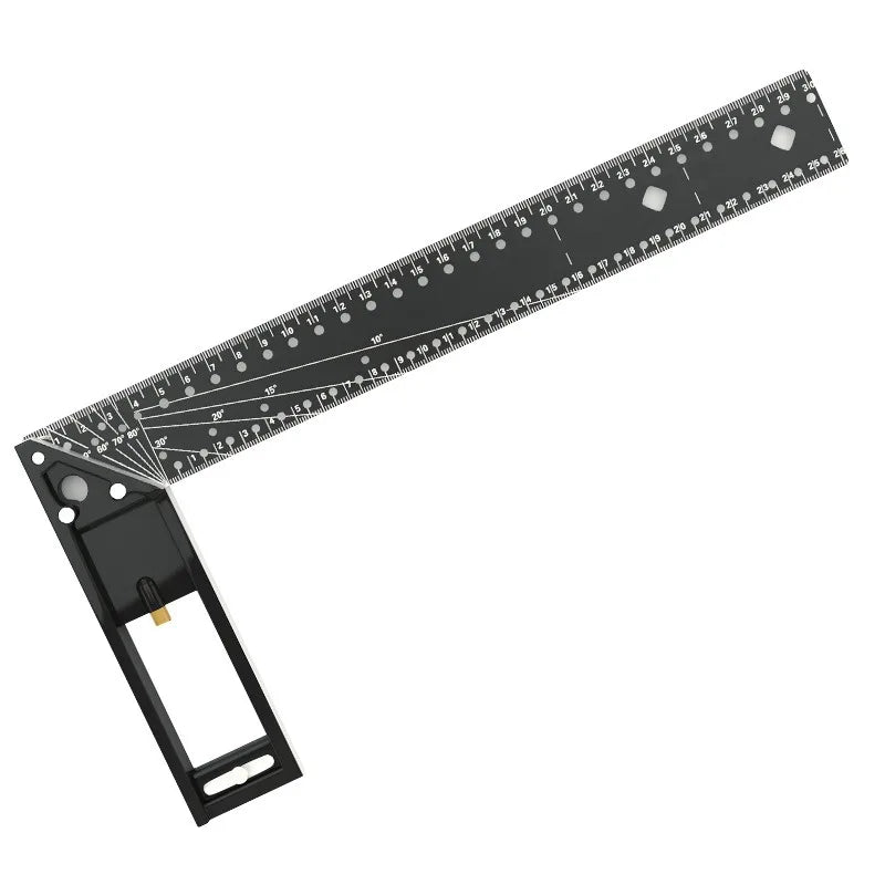 90° Multifunctional Right Angle Ruler – Precision Carpentry Tool Carpentry Angle Ruler Qme 30CM