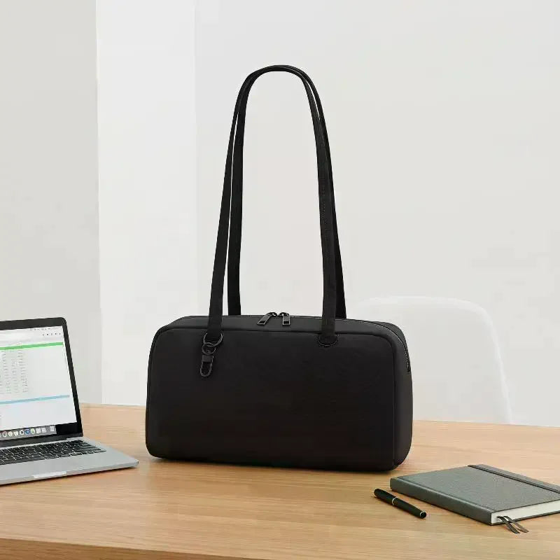 Minimalist Nylon Shoulder Tote Bag – Large Capacity Women's Bag Nylon Shoulder Tote Qme