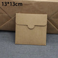 Thickened Square Kraft Paper Bags – Eco-Friendly Packaging Kraft Paper Gift Bags Qme 13x13cm Kraft