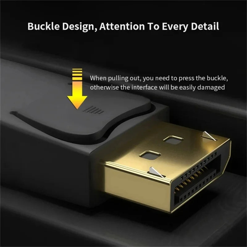 DisplayPort to HDMI Cable 4K 30Hz Full HD Video Adapter DisplayPort HDMI Cable Qme