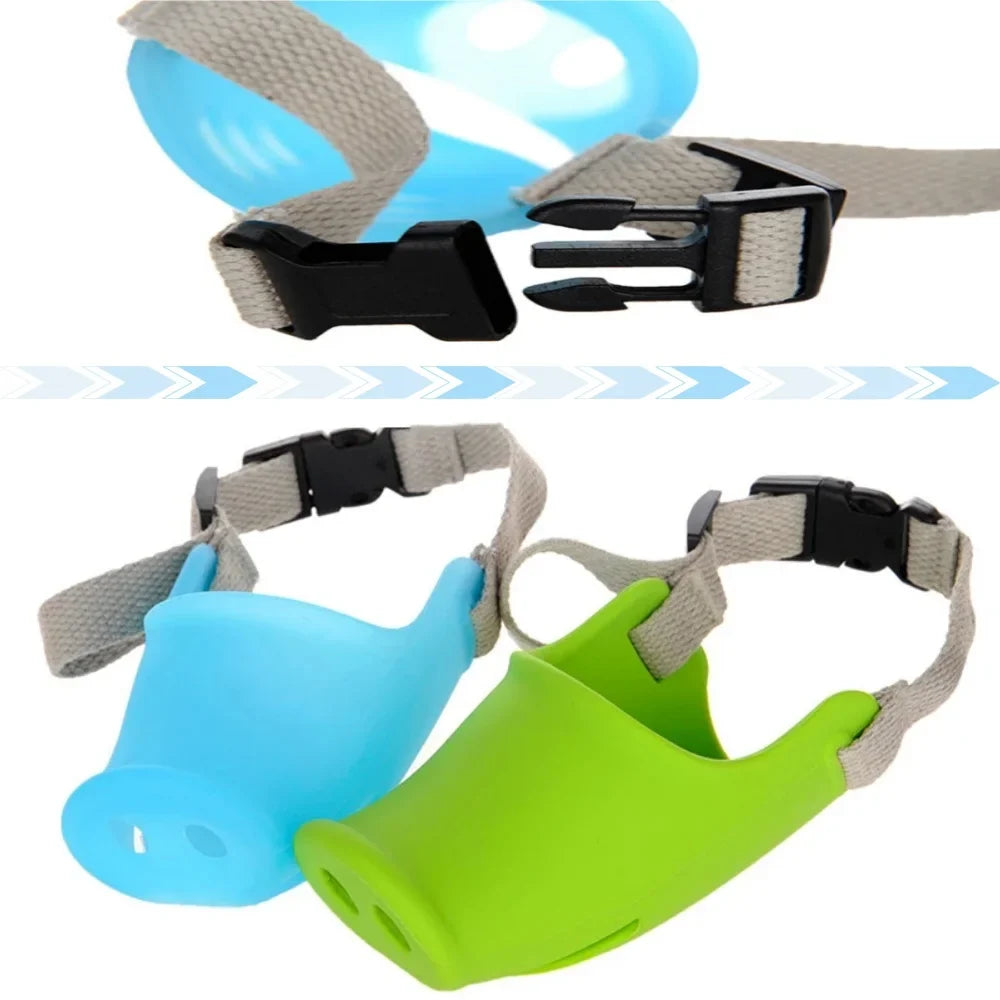 Pig Nose Dog Muzzle – Cute Anti-Bite Breathable Puppy Mask Dog Muzzle Qme