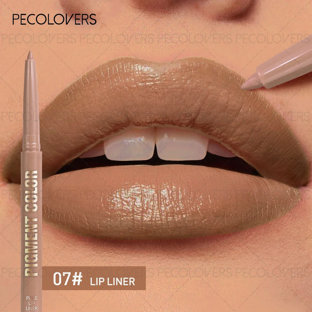 Qme Matte Lip Liner Pen – Waterproof & Long-Lasting, 6 Shades Matte Lip Liner Pen Qme 07
