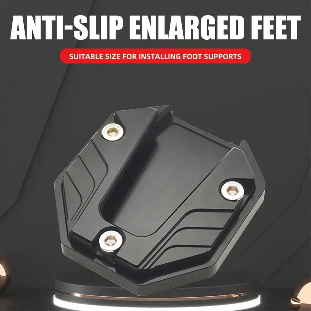 Aluminum Alloy Motorcycle Kickstand Extender Foot Side Stand Kickstand Extender Qme