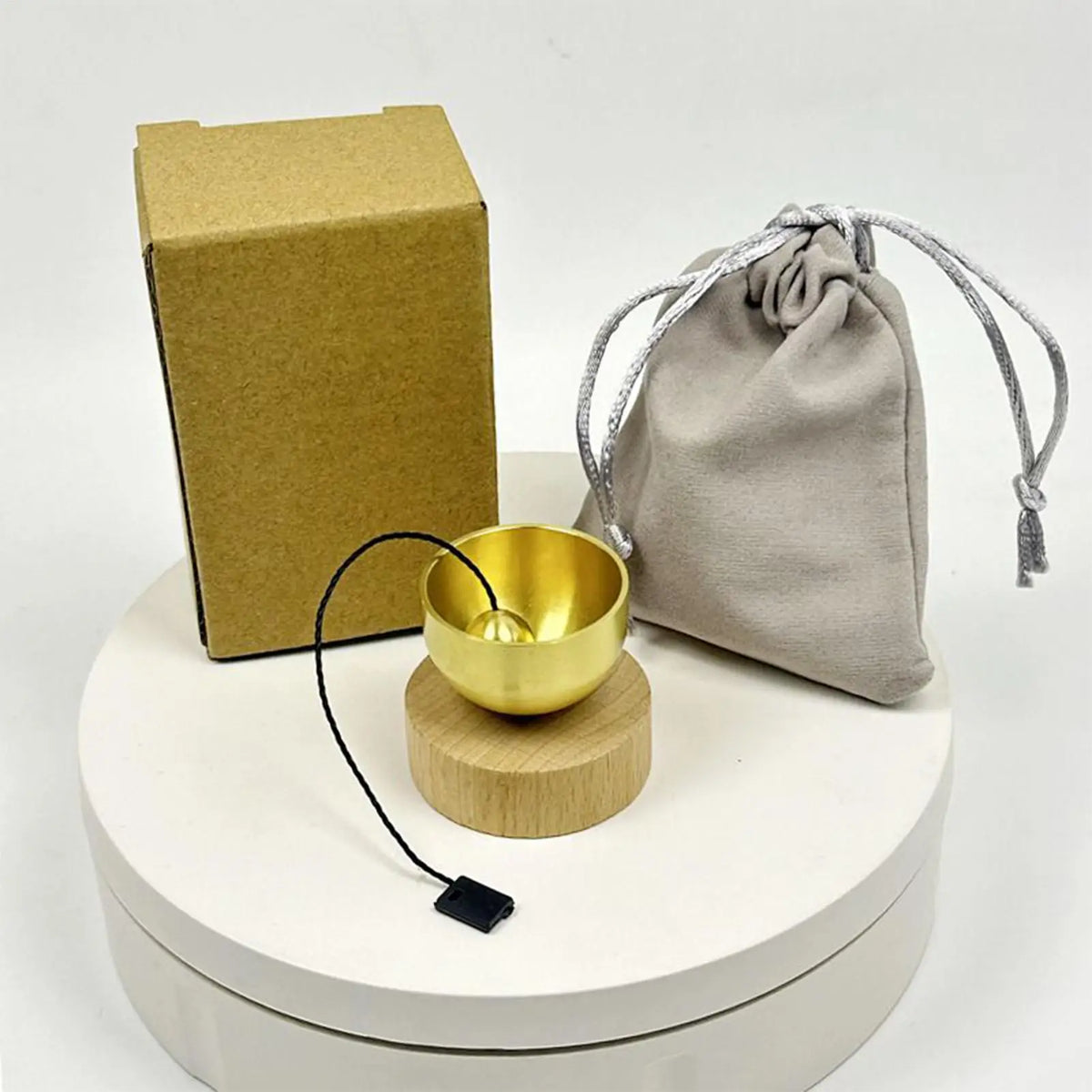 Brass Singing Bowl Set for Beginners – Yoga & Meditation Meditation Singing Bowl Qme