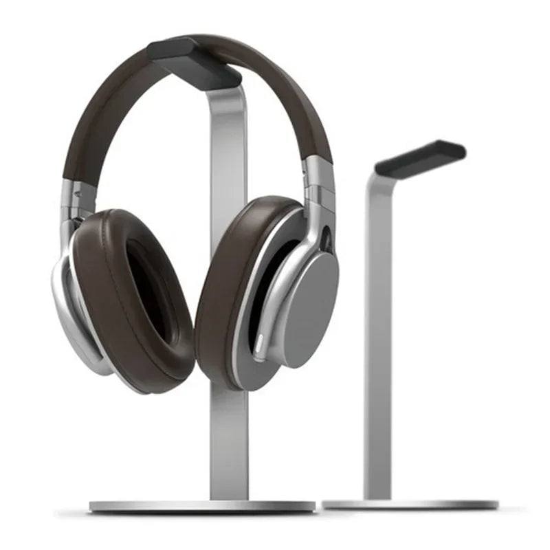 Aluminum H-Shape Headphone Stand – Universal Desk Holder Headphone Stand Qme