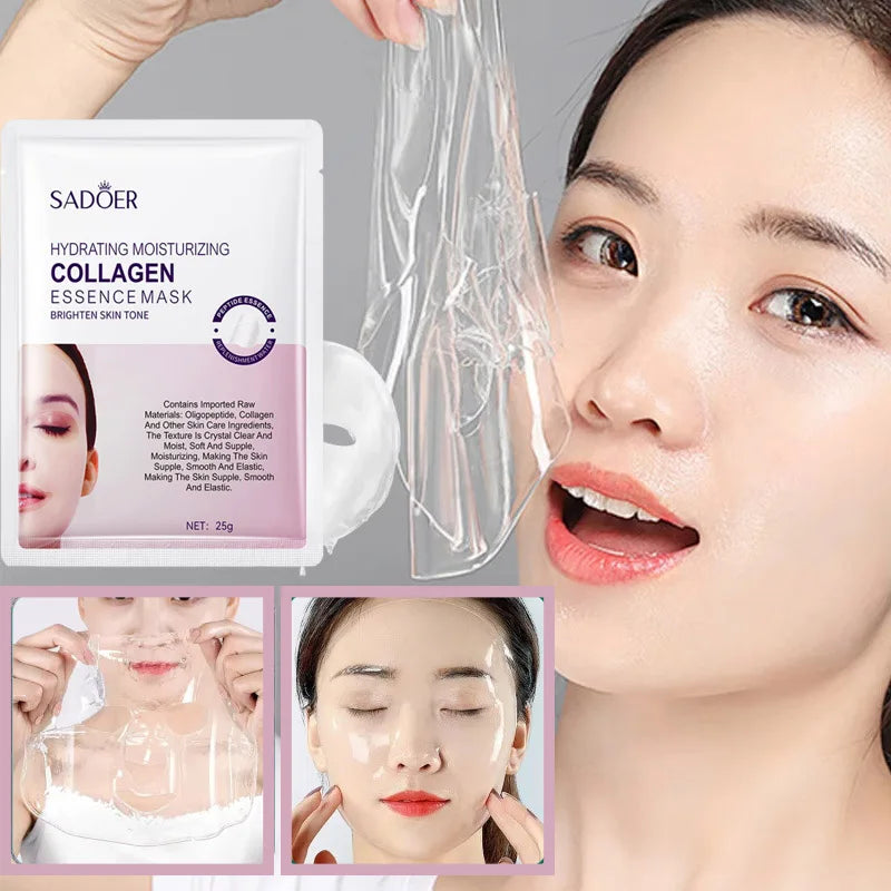 Deep Collagen Facial Mask – Firm, Hydrate & Smooth Fine Lines Collagen Sheet Mask Qme