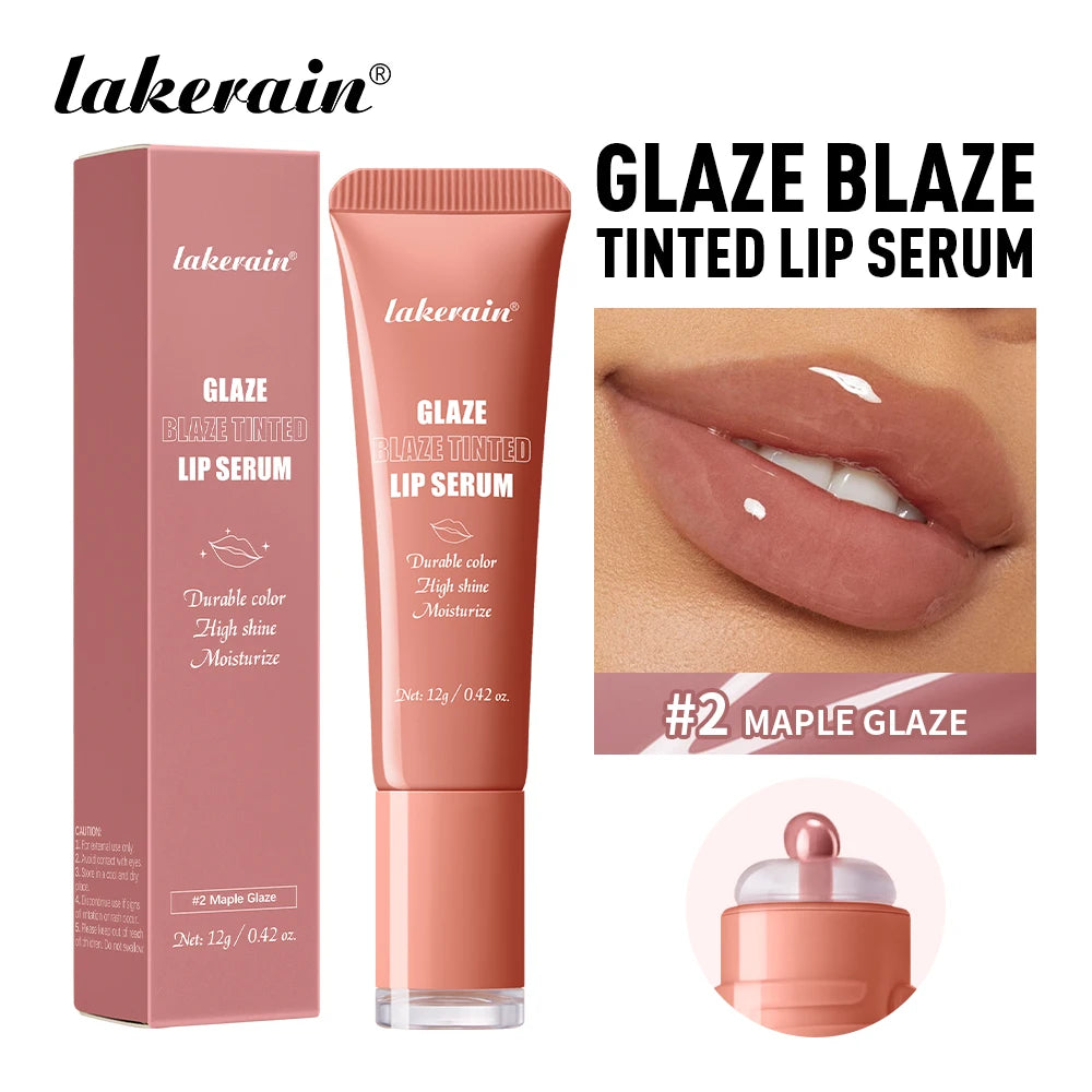 Lakerain Polypeptide Colored Lip Gloss – Moisturizing Lip Glaze Lip Gloss Qst 02
