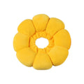 Sunflower Soft Plush Elizabethan Collar for Cats & Dogs Pet Recovery Collar Qme Yellow 26CM