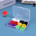 Silicone Glass Vial Protective Caps – Leak-Proof, Set of 3 Silicone Vial Caps Qme 12Pcs 3ml