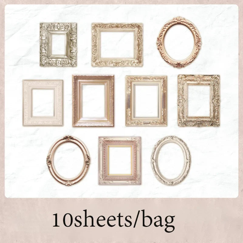 Window Frame Hollow Embossed Collage Cards – 10 Sheets Scrapbook Scrapbook Craft Cards Qme 6