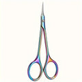 Qme Curved Tip Cuticle Scissors – Stainless Steel Nail Trimmer Cuticle Scissors Qme Colorful