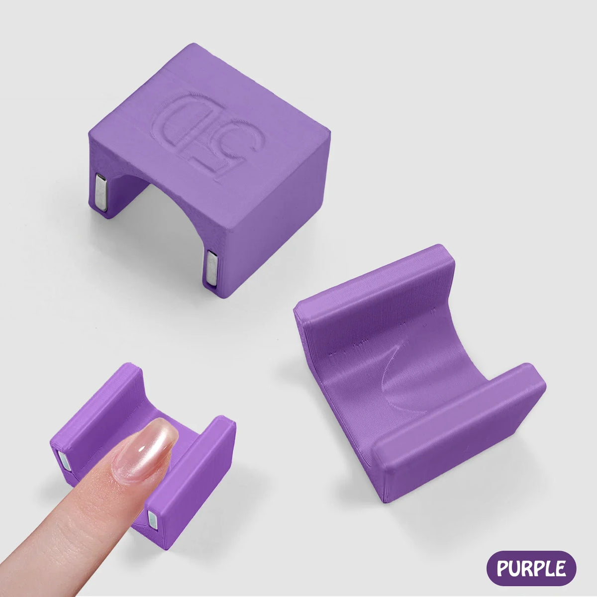 Cat Eye Magnet Stick 5D Velvet Gel Nail Art Tool | Qme Nail Art Magnet Tool Qme Purple
